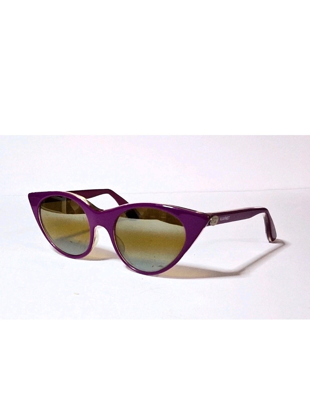Vintage Vuarnet Skilynx Acier 4466 Violet Cat-eye